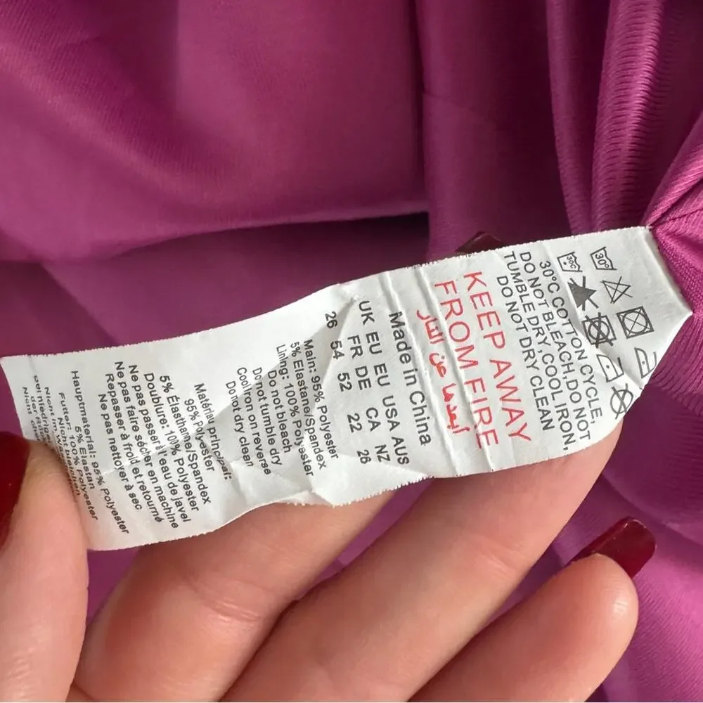 Nasty Gal plus size pink blazer jacket with tie waist, size 22 - Picture 5 of 6